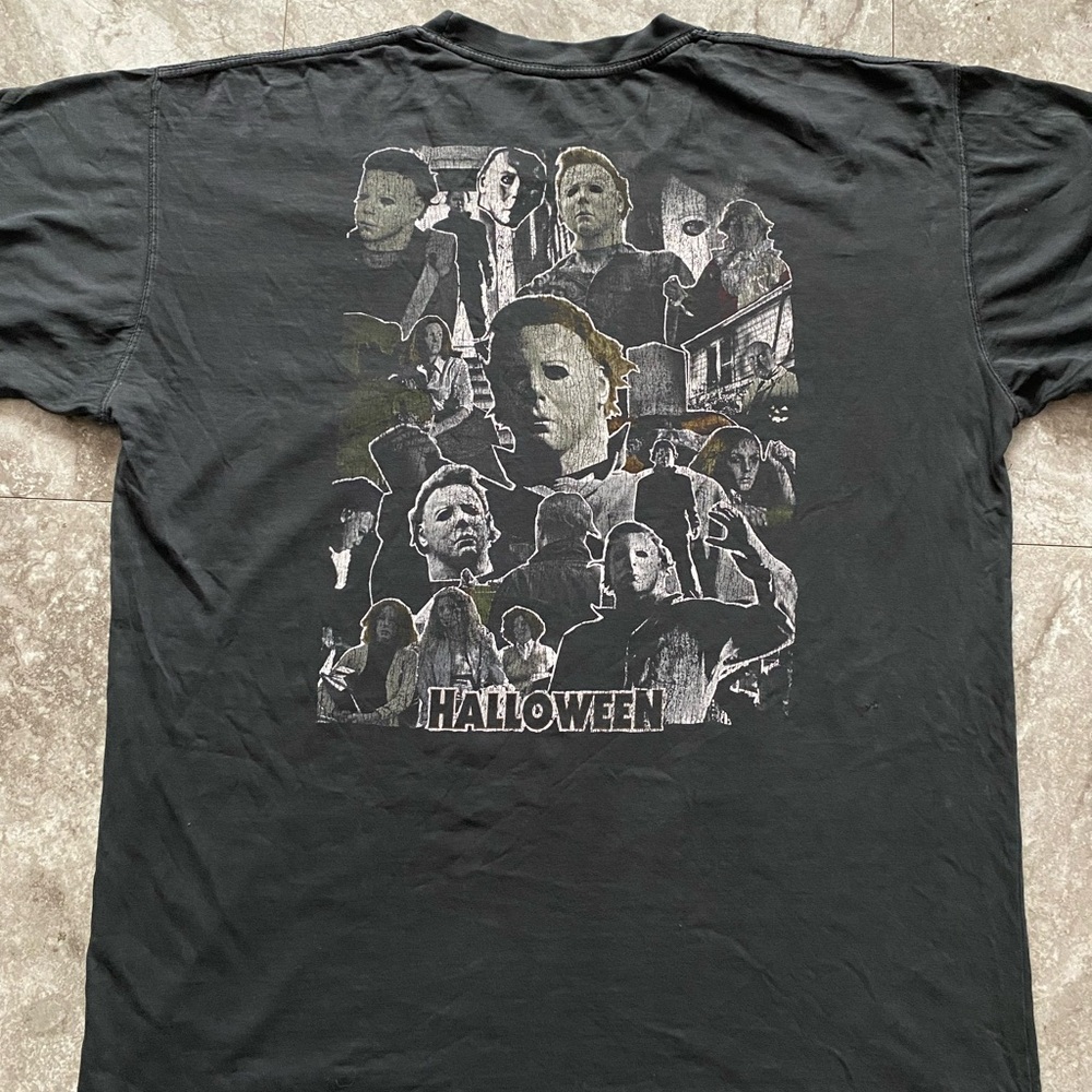 Halloween Graphic Men's Black T-Shirt